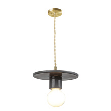 Justice Design Group CER-6320-GRY-ABRS-BEIG-TWST - Discus Pendant